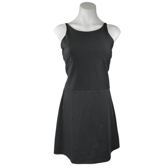 Calvin Klein Performance Black Sleeveless Stretch Activewear Mini A-line Dress M - Picture 1 of 5